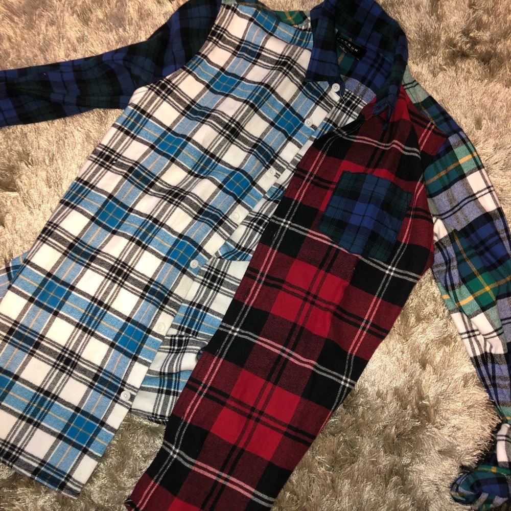 Multi-pattern flannel